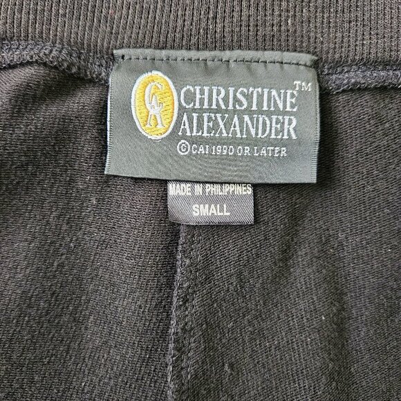 CHRISTINE ALEXANDER WOMEN'S ACTIVE WEAR BLACK YOGA PANTS. SIZE SMALL - Picture 5 of 7